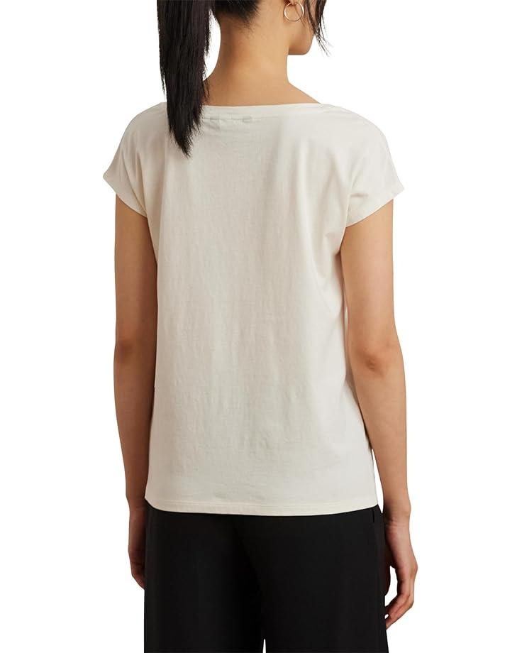 Women's Lauren Ralph Lauren Petite Grieta Short Sleeve T-Shirt Product Image