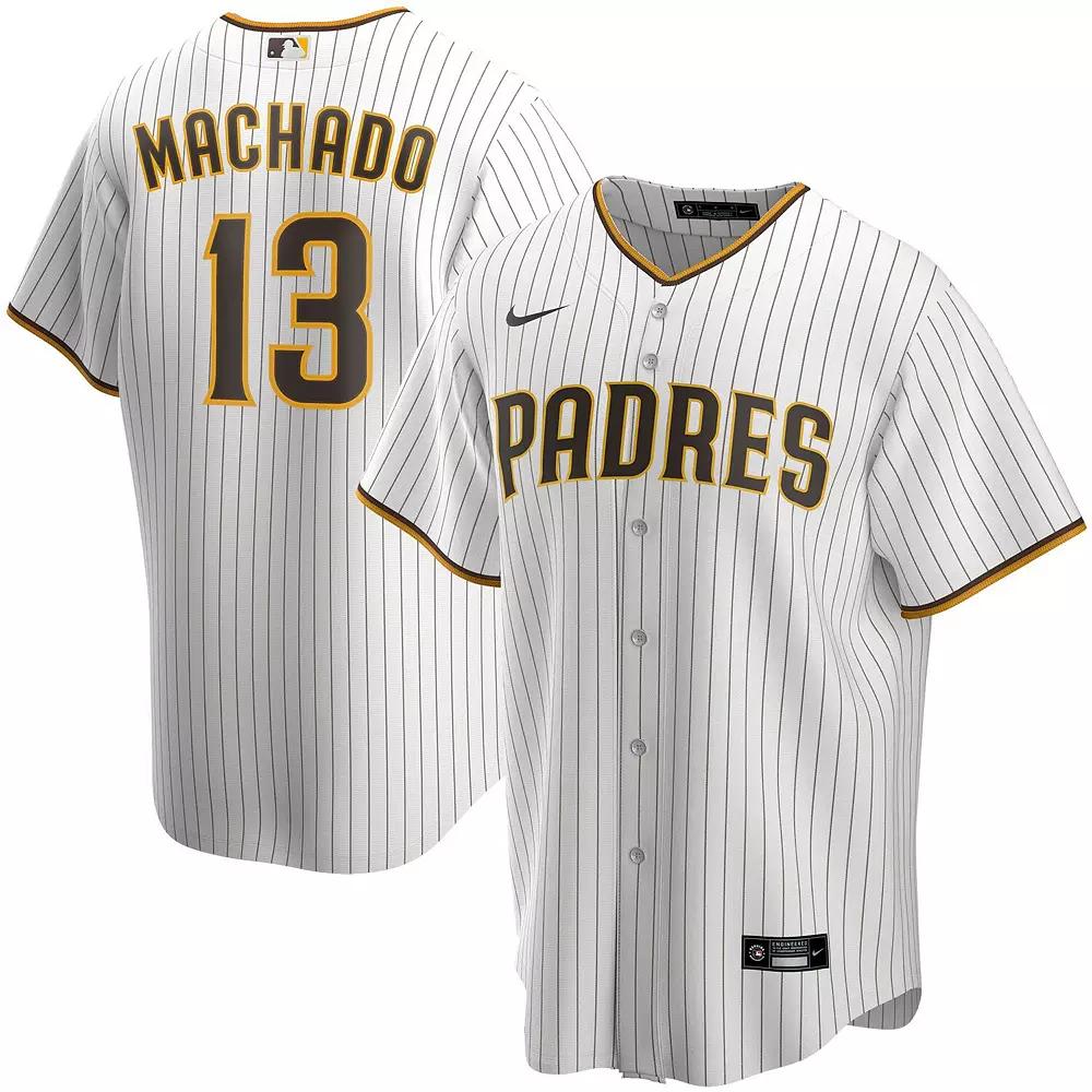 Men's Nike Manny Machado White San Diego Padres Home Replica Player Jersey, Size: 4XL Product Image