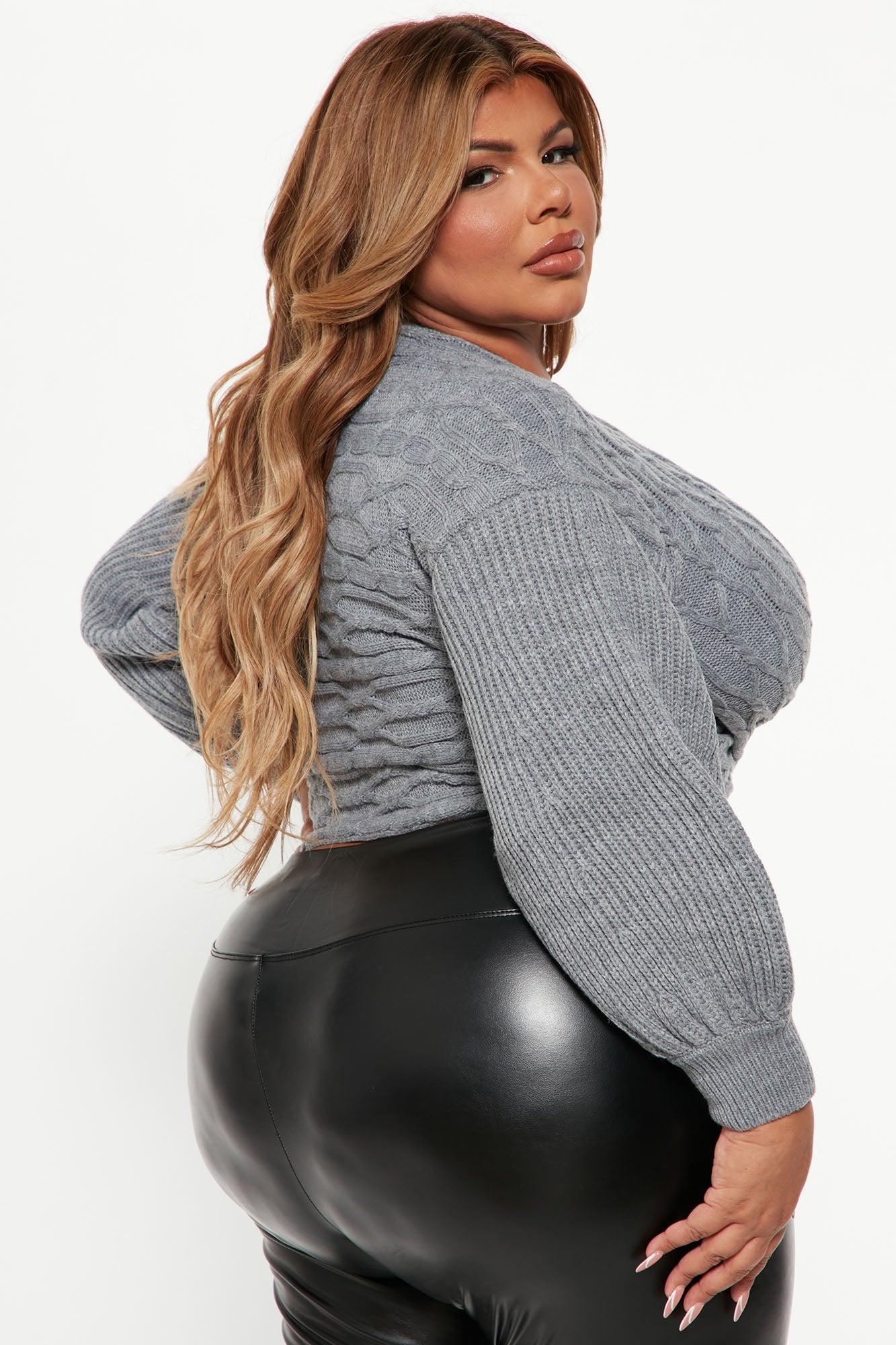 Keep It Chic Sweater - Grey Female Product Image