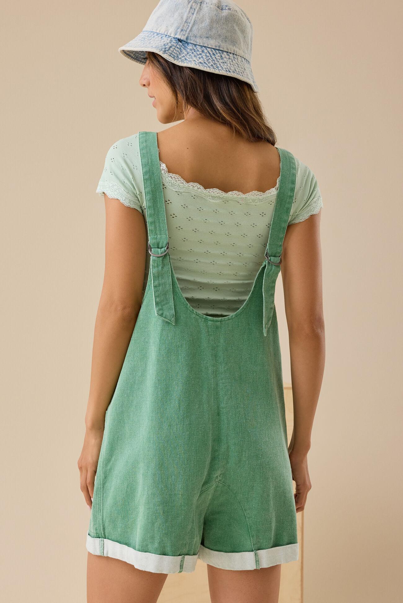 Sally Sleeveless Shortalls Product Image