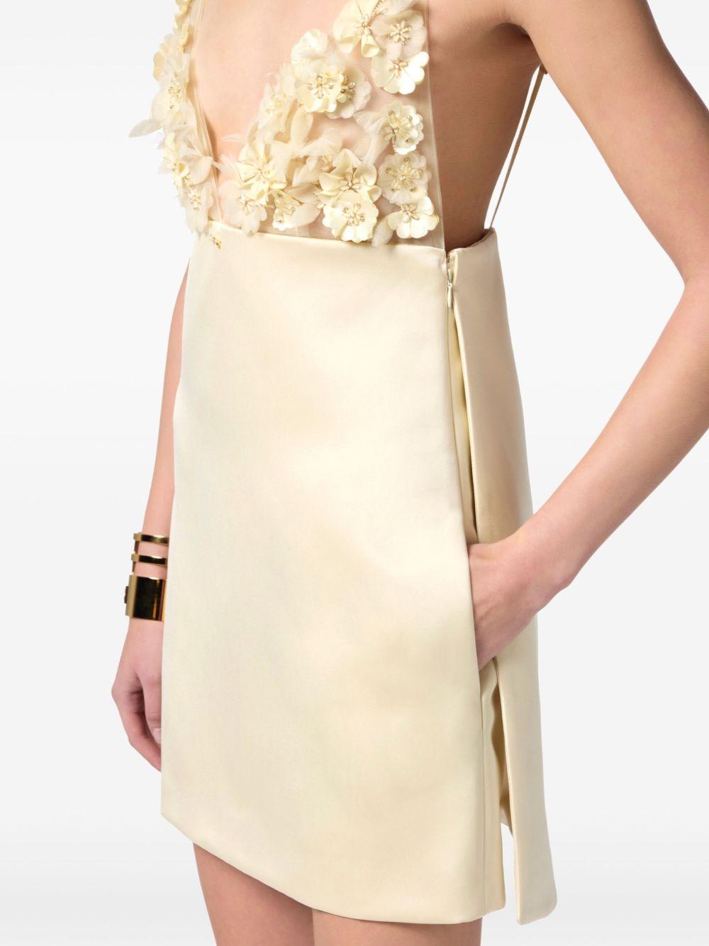 floral-appliqué dress Product Image