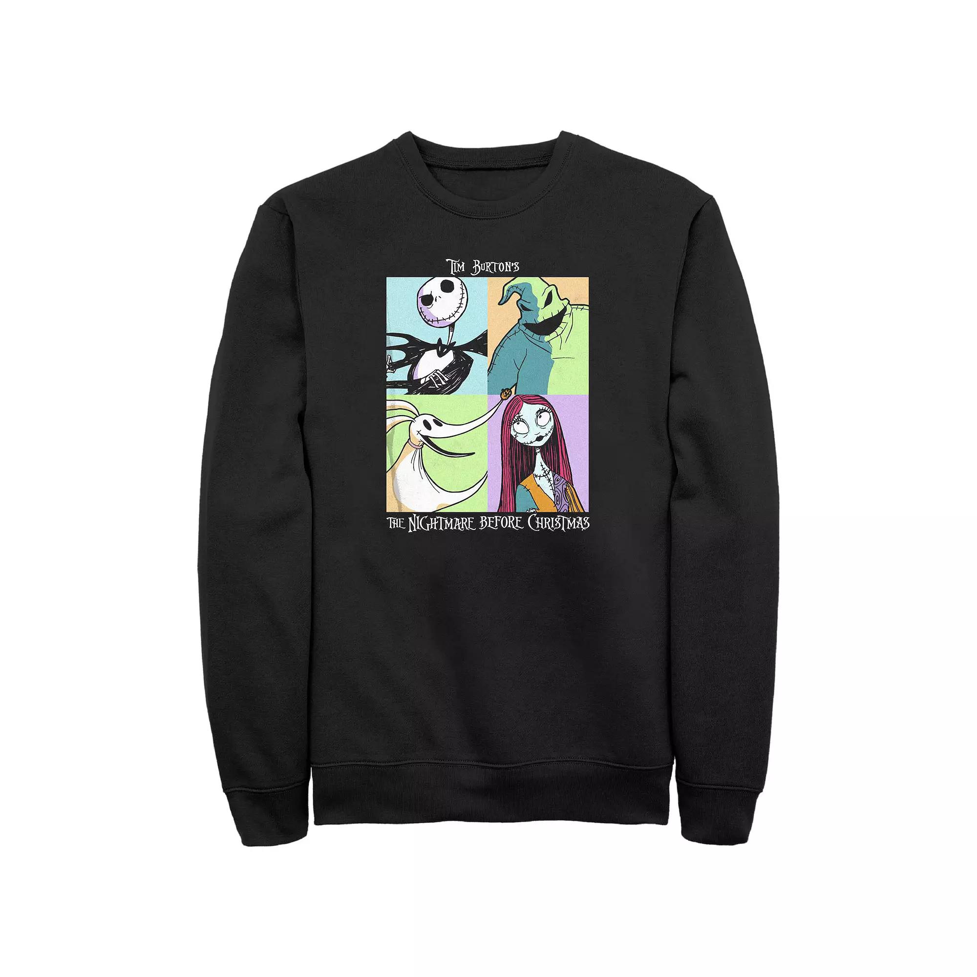 Disney's The Nightmare Before Christmas Pop Art Poster Men's Graphic Fleece,  Product Image