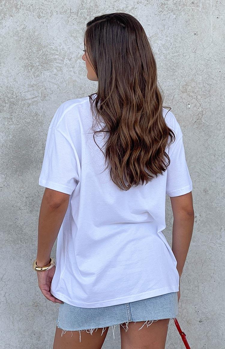 Beginning Rose White Tee Product Image