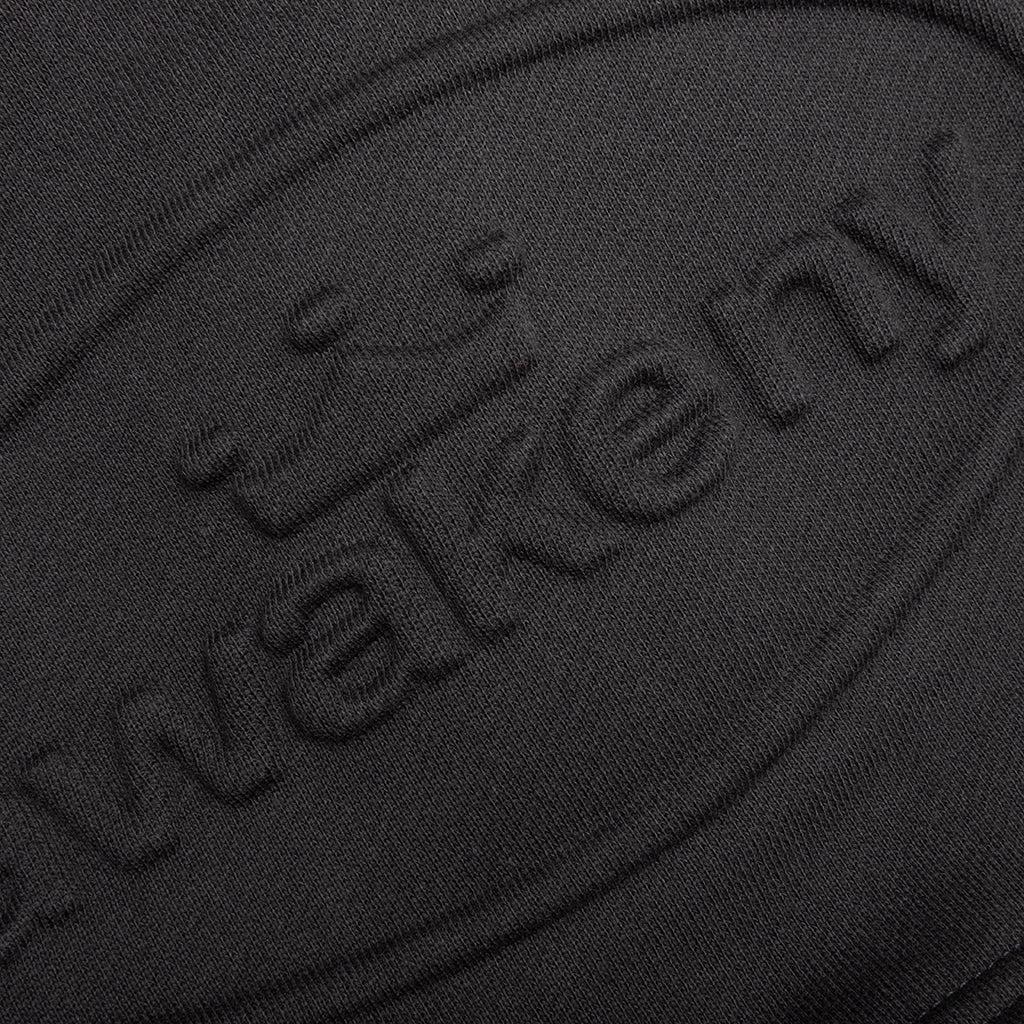 Debossed Sweatshorts - Black Male Product Image