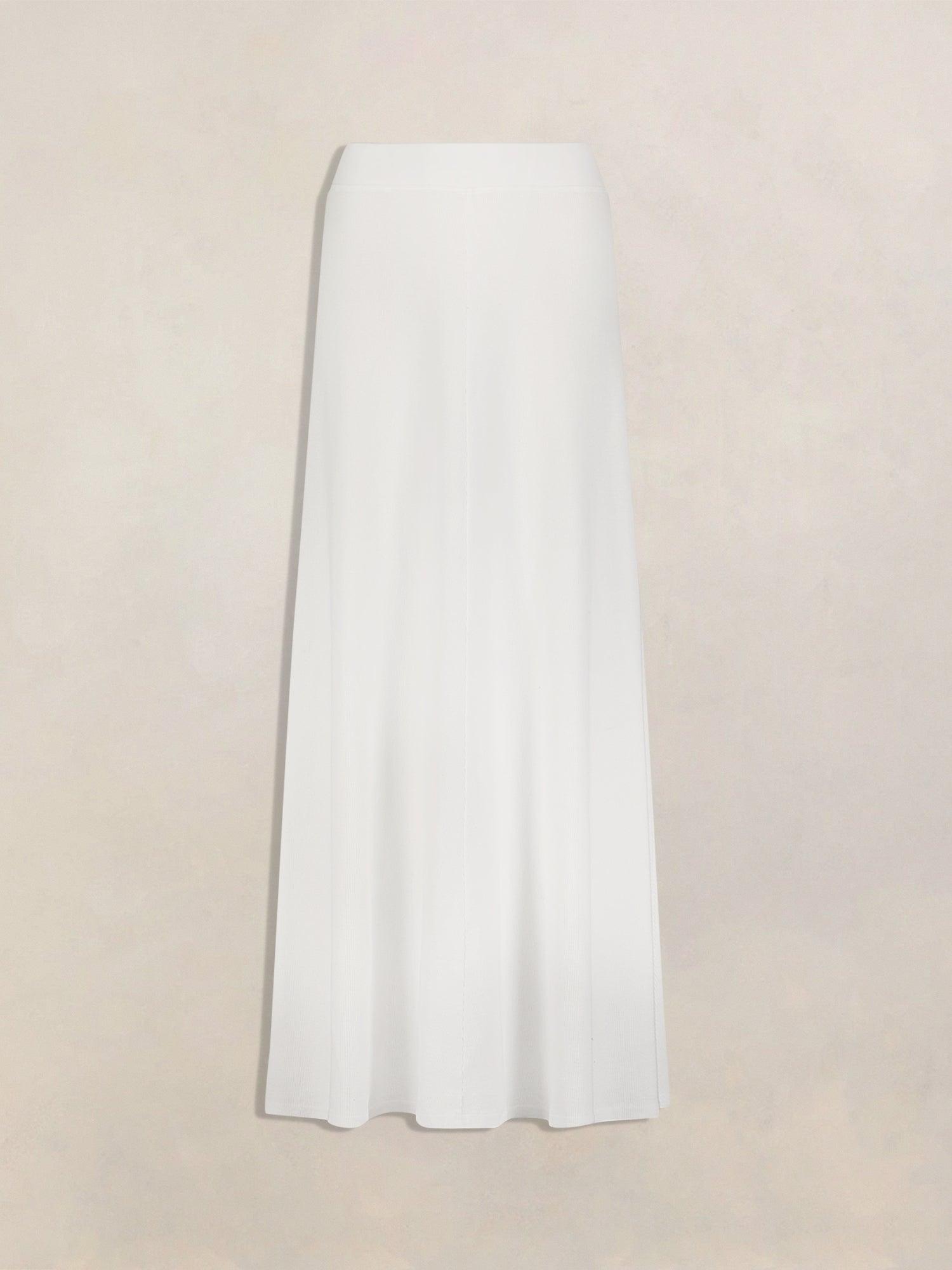 Hard Tail Ribbed Panel Maxi Skirt CS-128 Product Image
