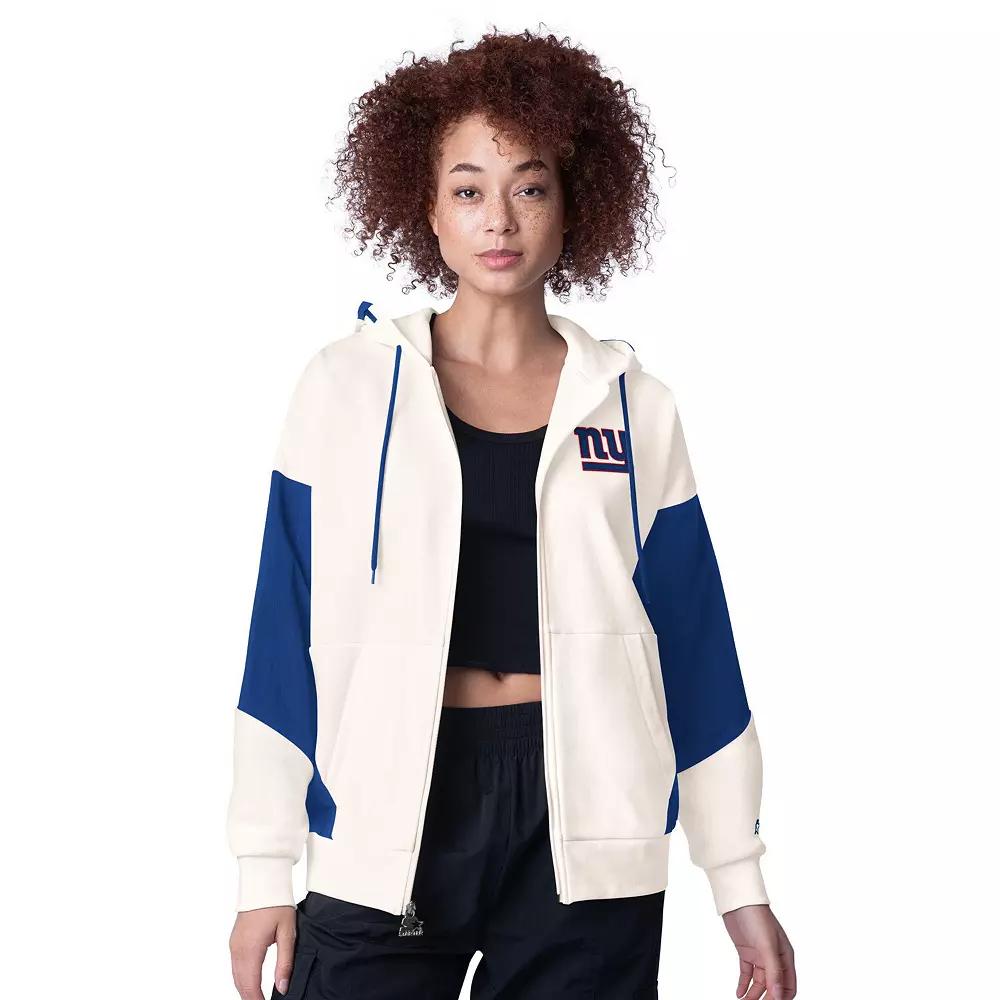 Women's Starter White Dallas Cowboys Scrimmage Full-Zip Hoodie,  Product Image
