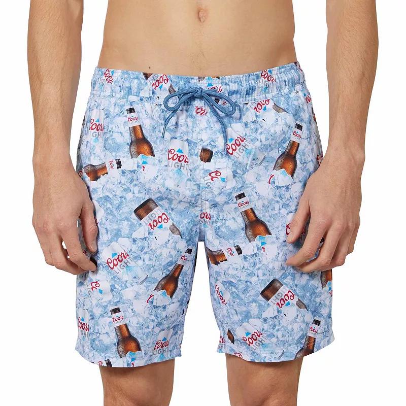 Big & Tall Coors Light 9-in. Swim Trunks, Mens Product Image