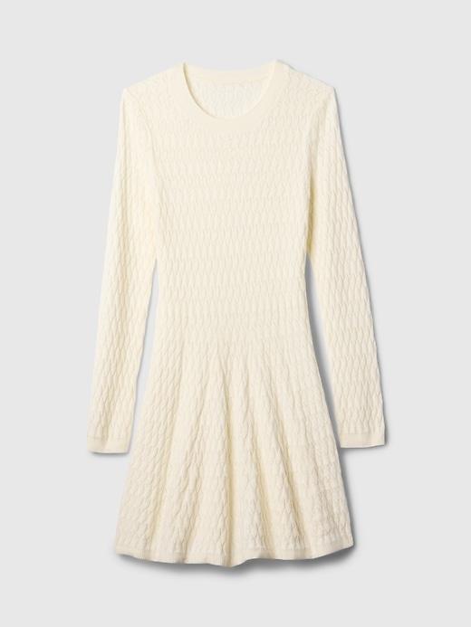 CashSoft Pointelle Mini Sweater Dress Product Image