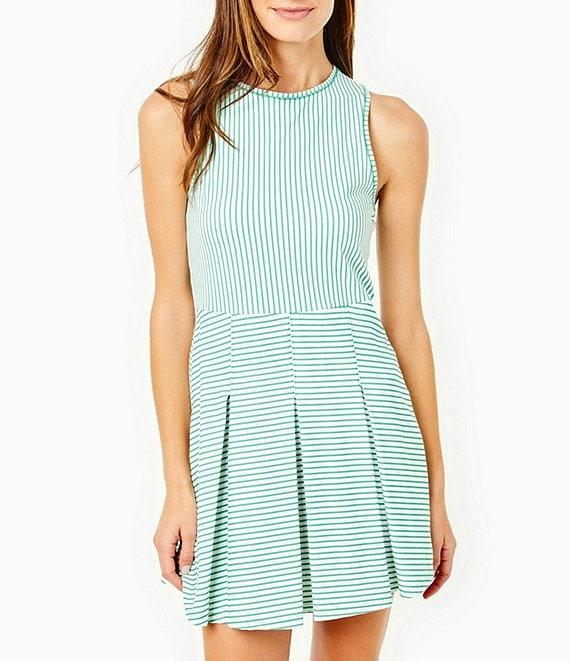 Addison Bay Striped Racquet Performance Dress Product Image