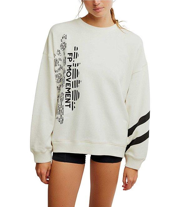 FP Movement All Star Pullover Logo Crew Neck Long Sleeve Pullover Product Image