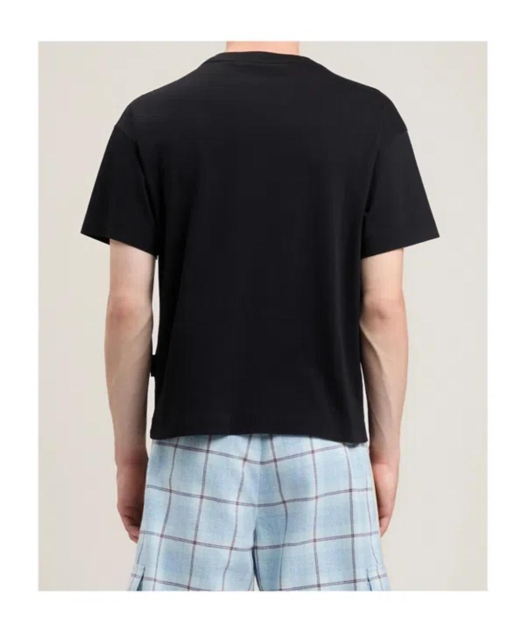 PALM ANGELS Logo Graphic Cotton T-shirt In Black Product Image