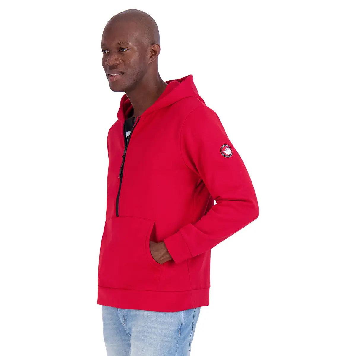 Canada Weather Gear Men's 1/2 Zip Hoodie Male Product Image