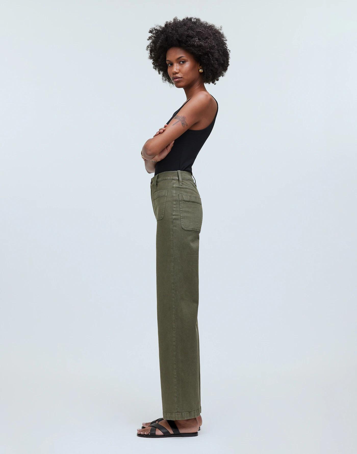 The Emmett Wide-Leg Pant: Patch Pocket Edition Product Image