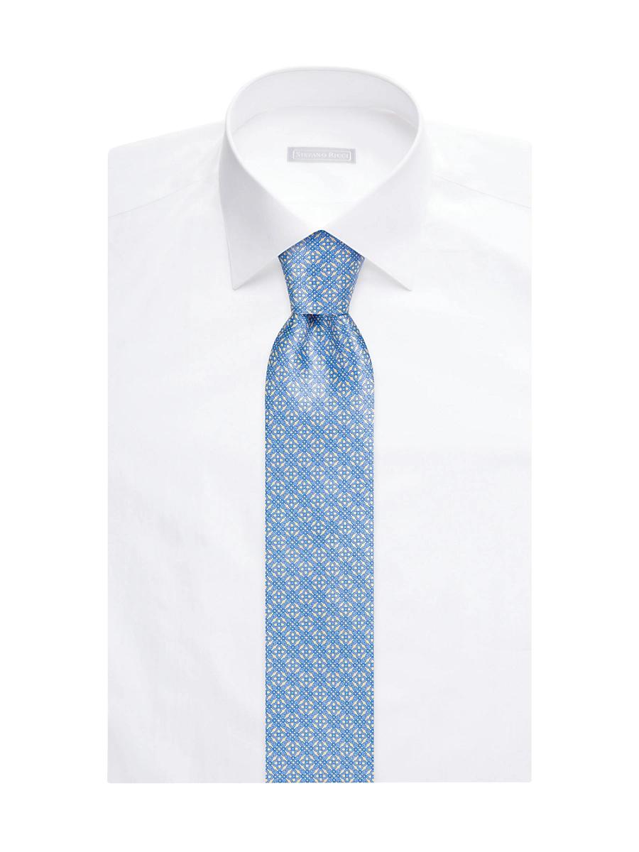 Mens Silk Floral Tie Product Image