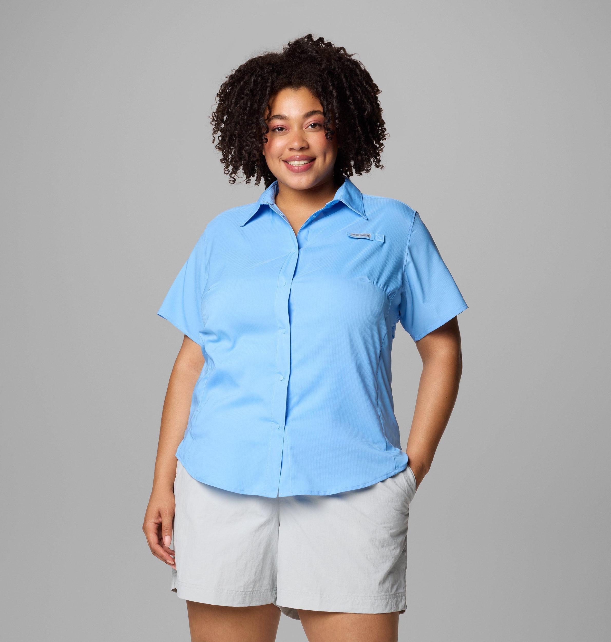 Columbia Women's PFG Tamiami II Short Sleeve Shirt - Plus Size- Product Image