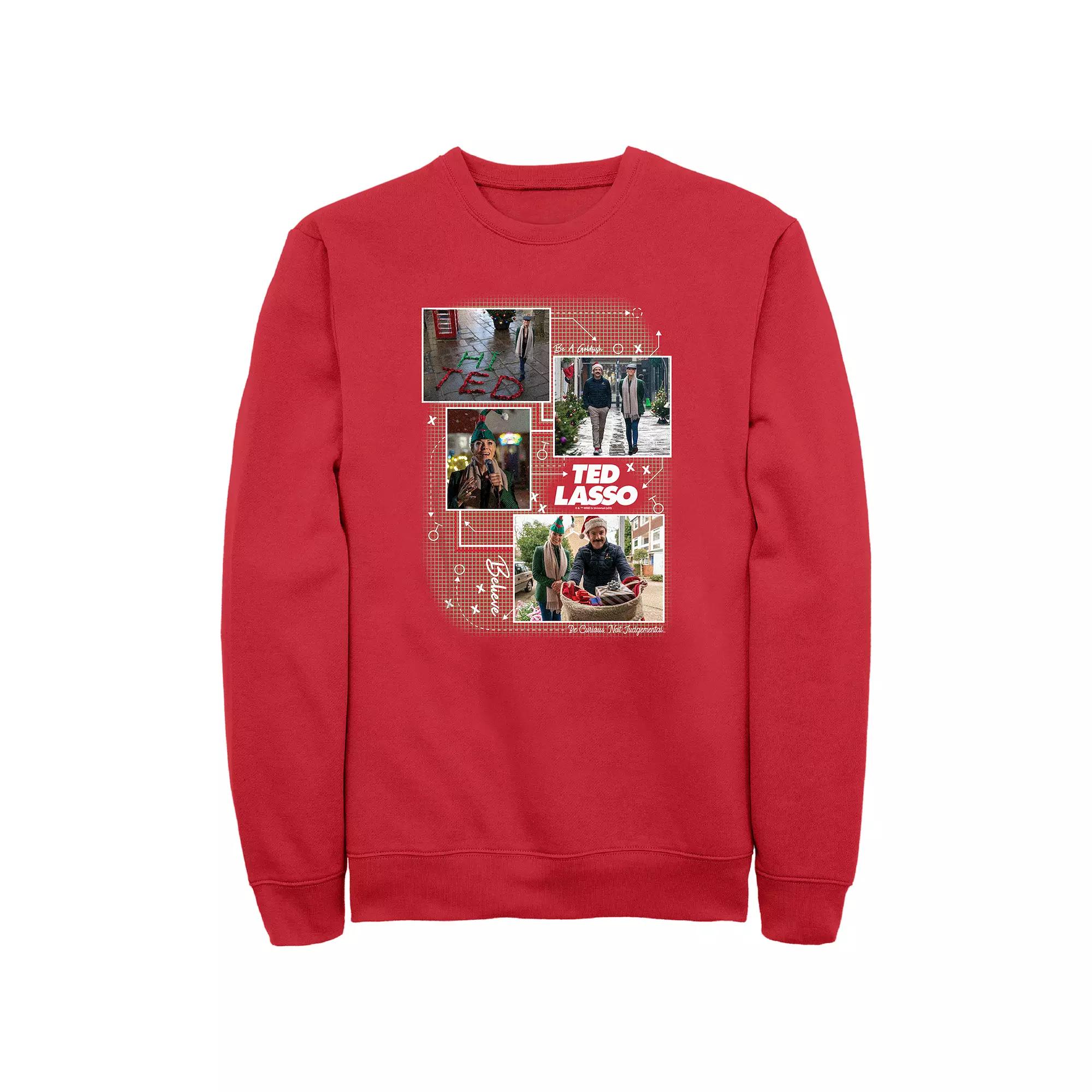 Men's Ted Lasso Christmas Game Plan Graphic Fleece,  Product Image