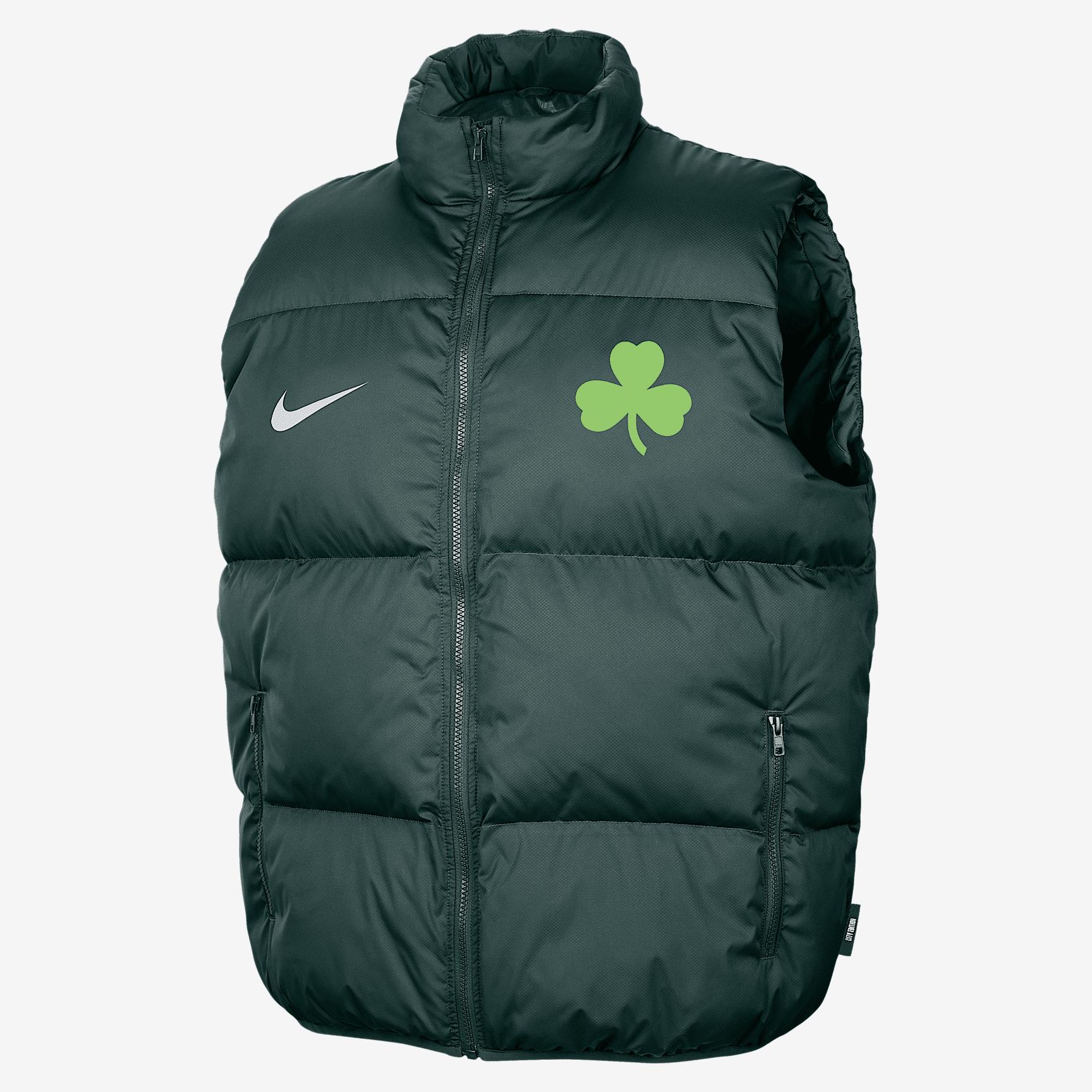 Boston Celtics City Edition Men's Nike NBA Puffer Vest Product Image