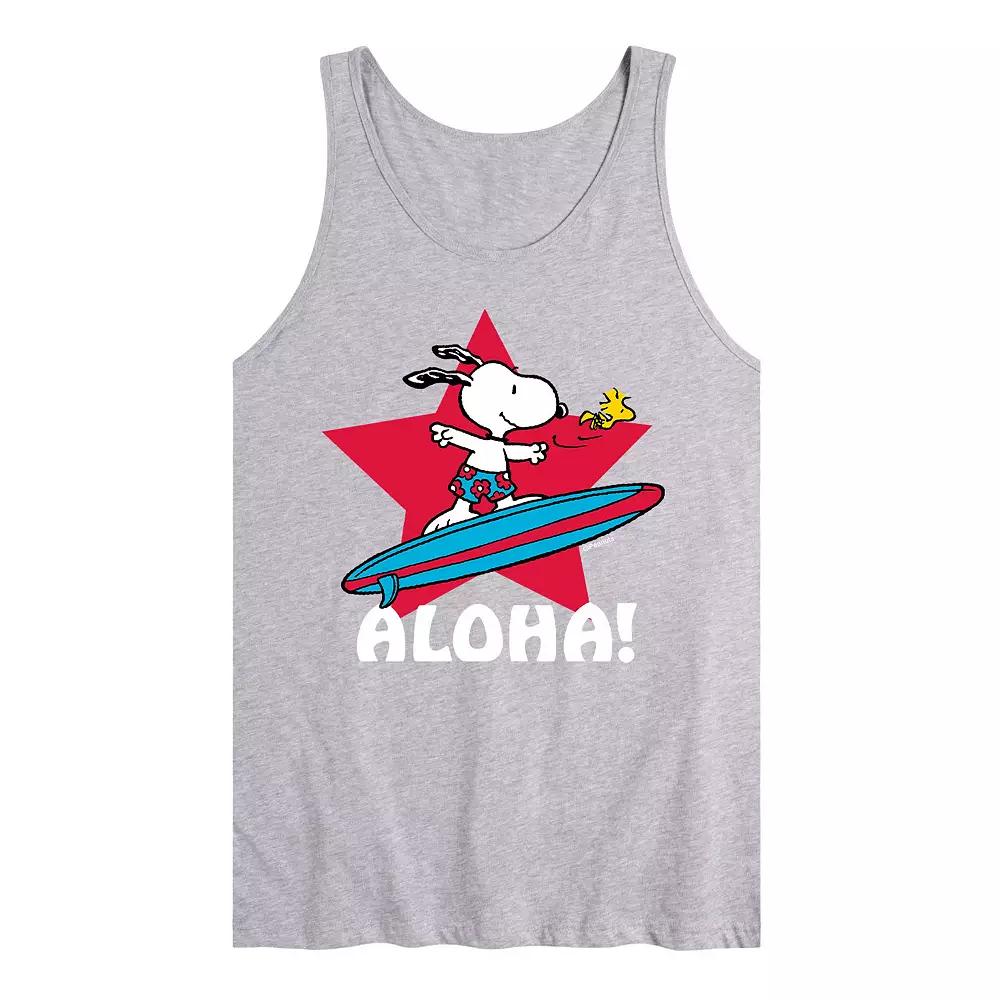 Men's Peanuts Aloha Tank Top,  Product Image