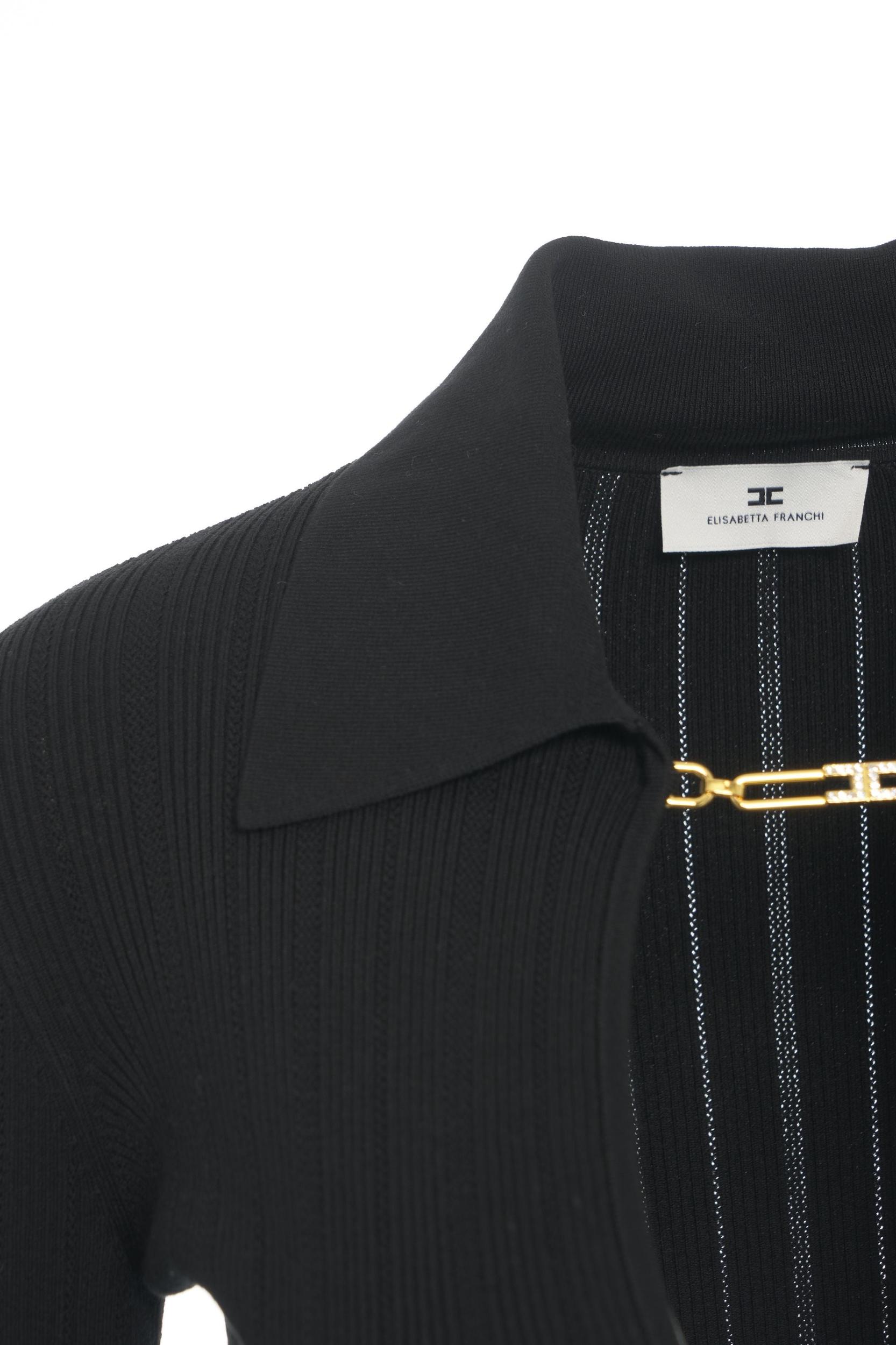 Knit Pullover with Chain Detail Product Image