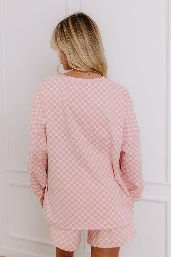 Call It Cozy Ultra Soft Tee in Pink Product Image