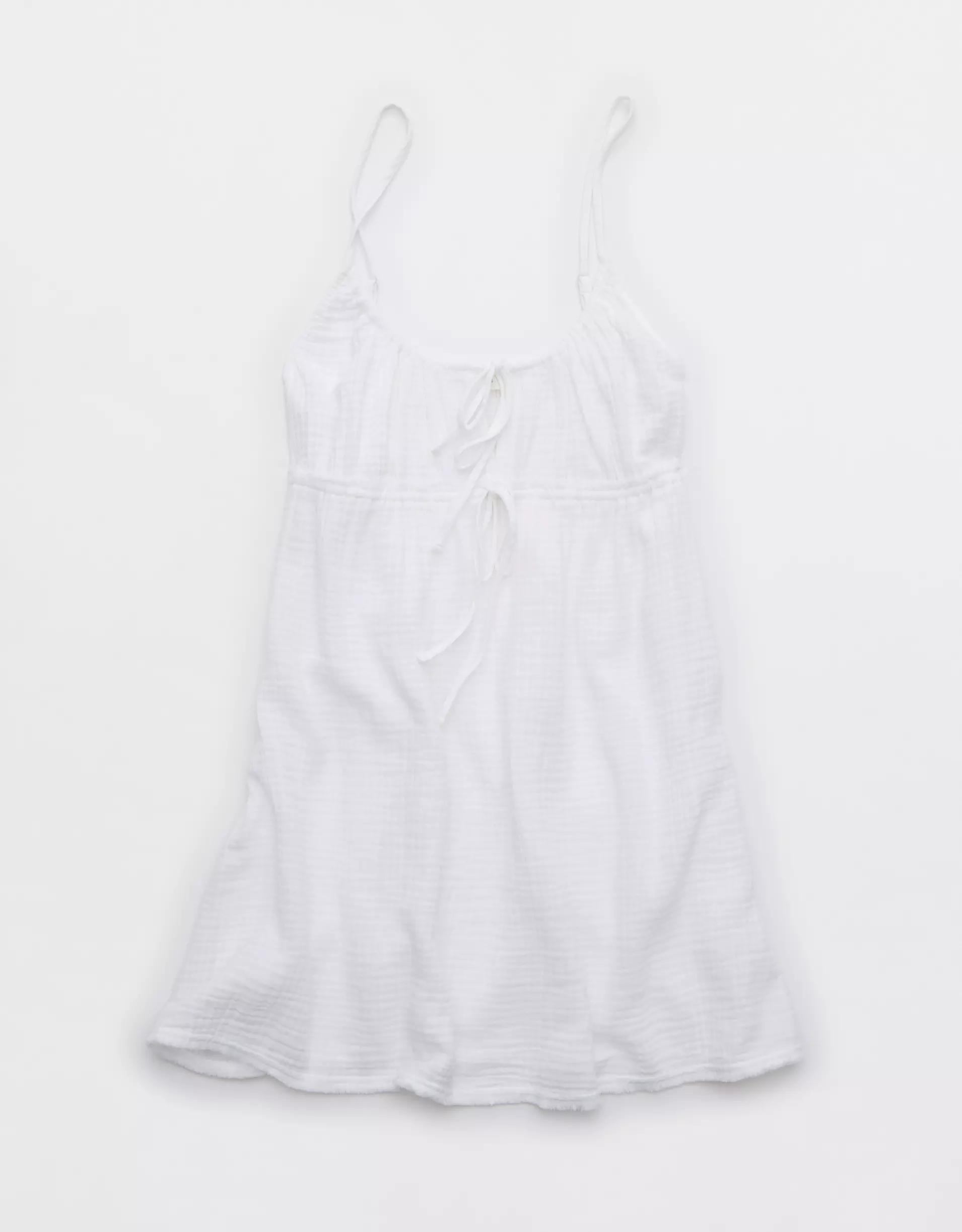 Aerie Tie Front Coverup Dress Product Image