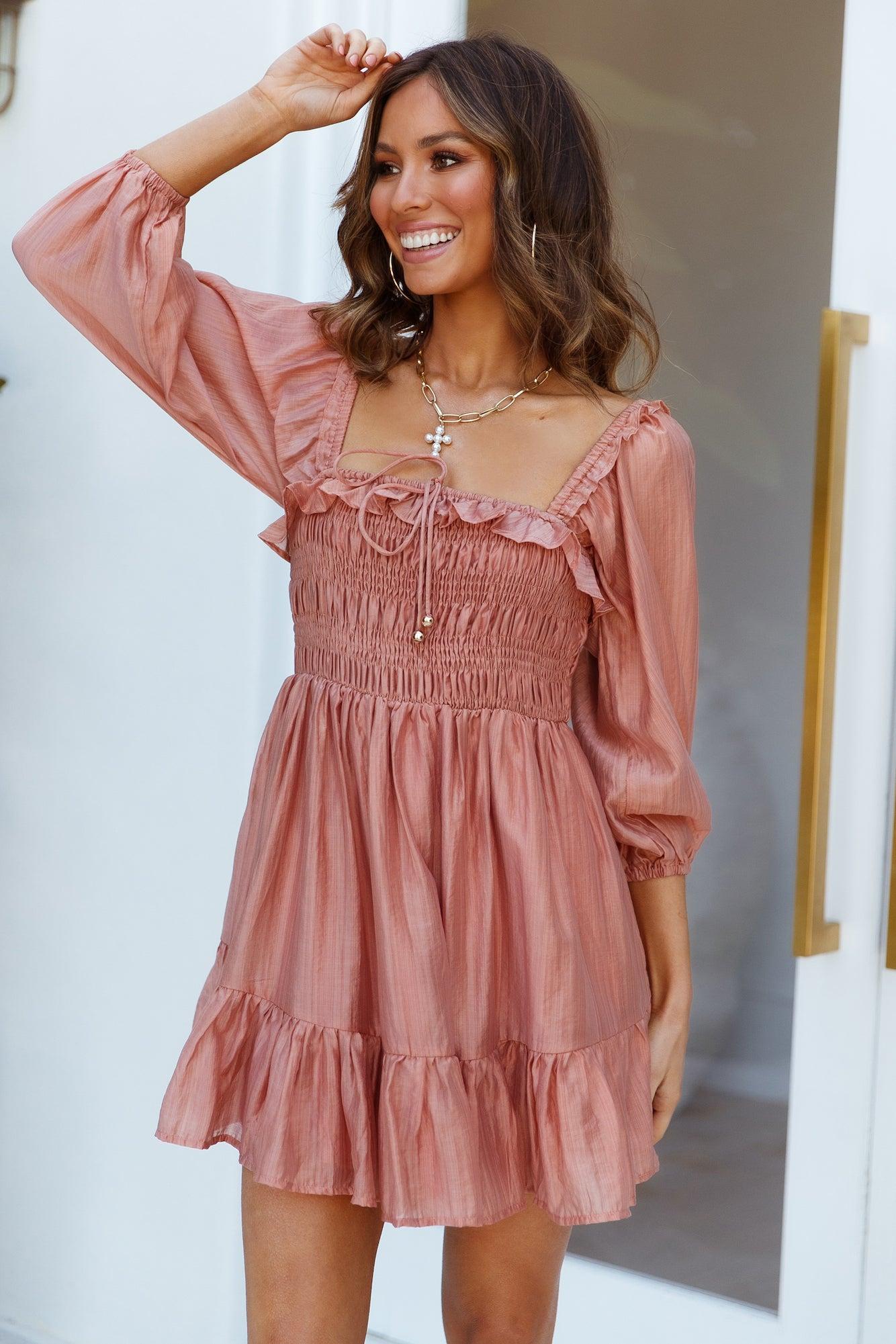 Kindness First Dress Mocha Product Image