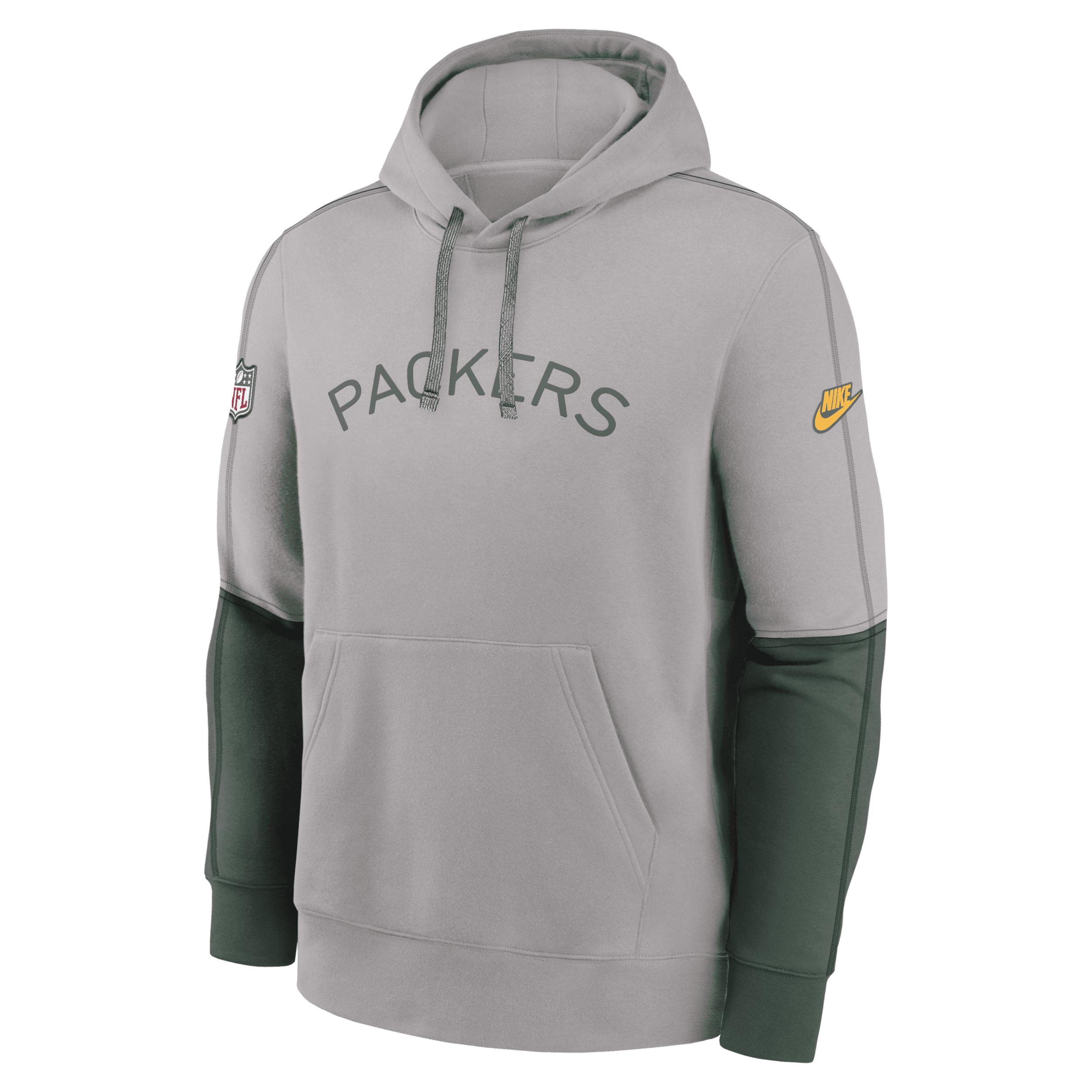 Green Bay Packers Logo Team Issue Club Nike Men's NFL Pullover Hoodie Product Image