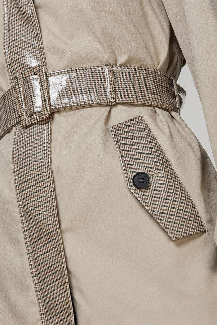 Mackage Iva Ladies Neo-Trench Coat in Sand Product Image