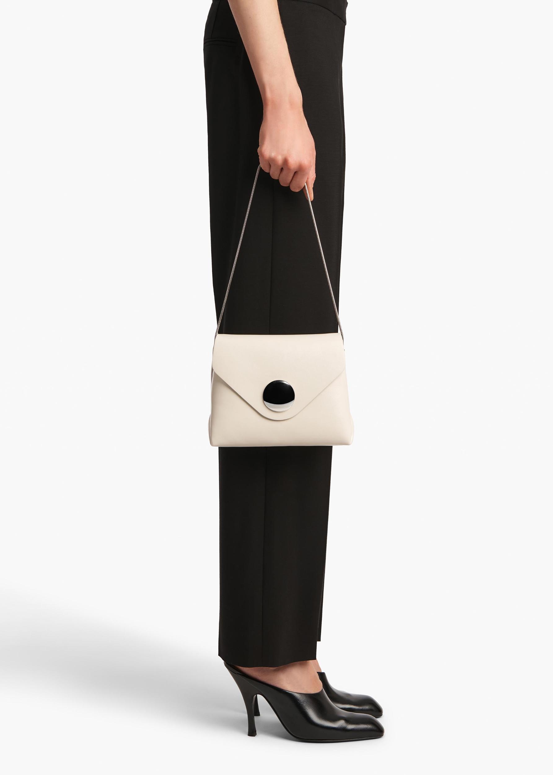 Bobbi Bag in Cream Crackle Patent Leather Product Image