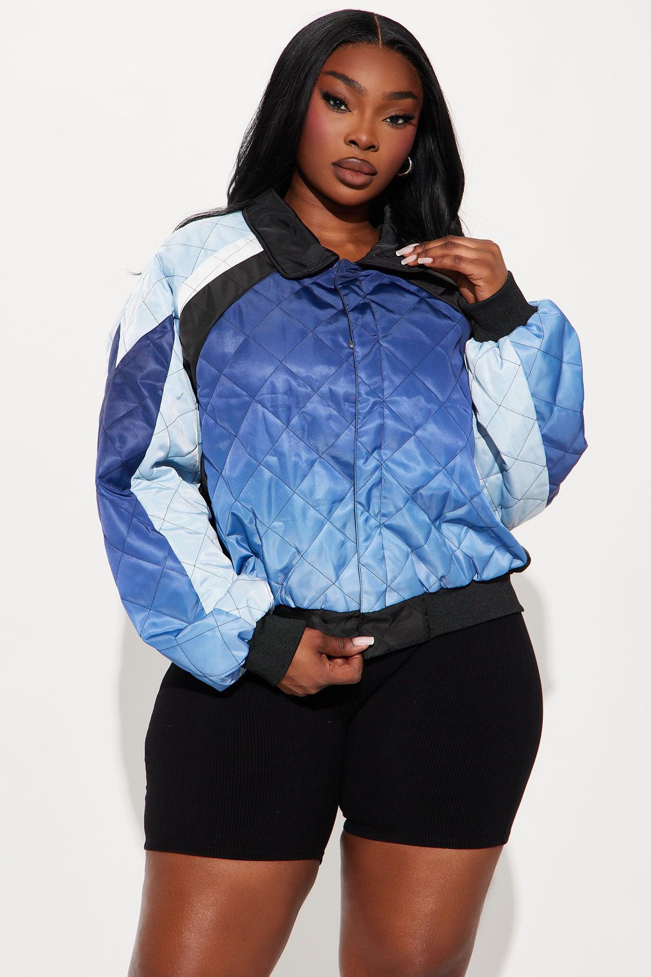 Malibu Made Quilted Jacket - Blue/combo Product Image