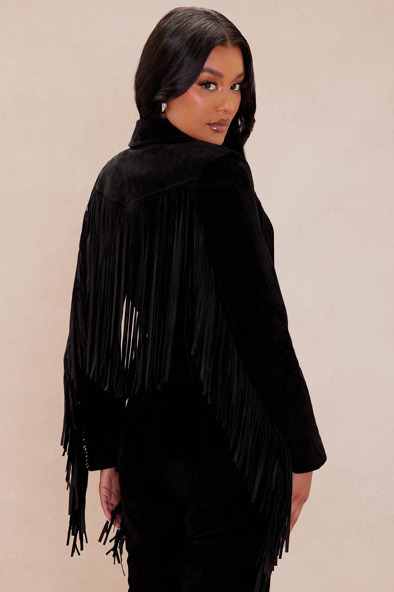 Suede Nashville Jacket - Black Product Image