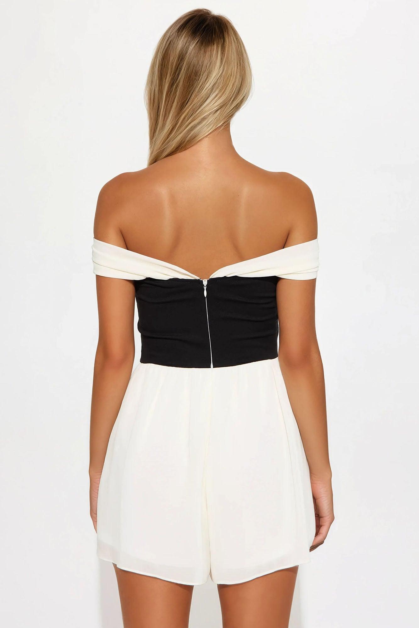 Carpe Diem Romper - Black/combo Product Image