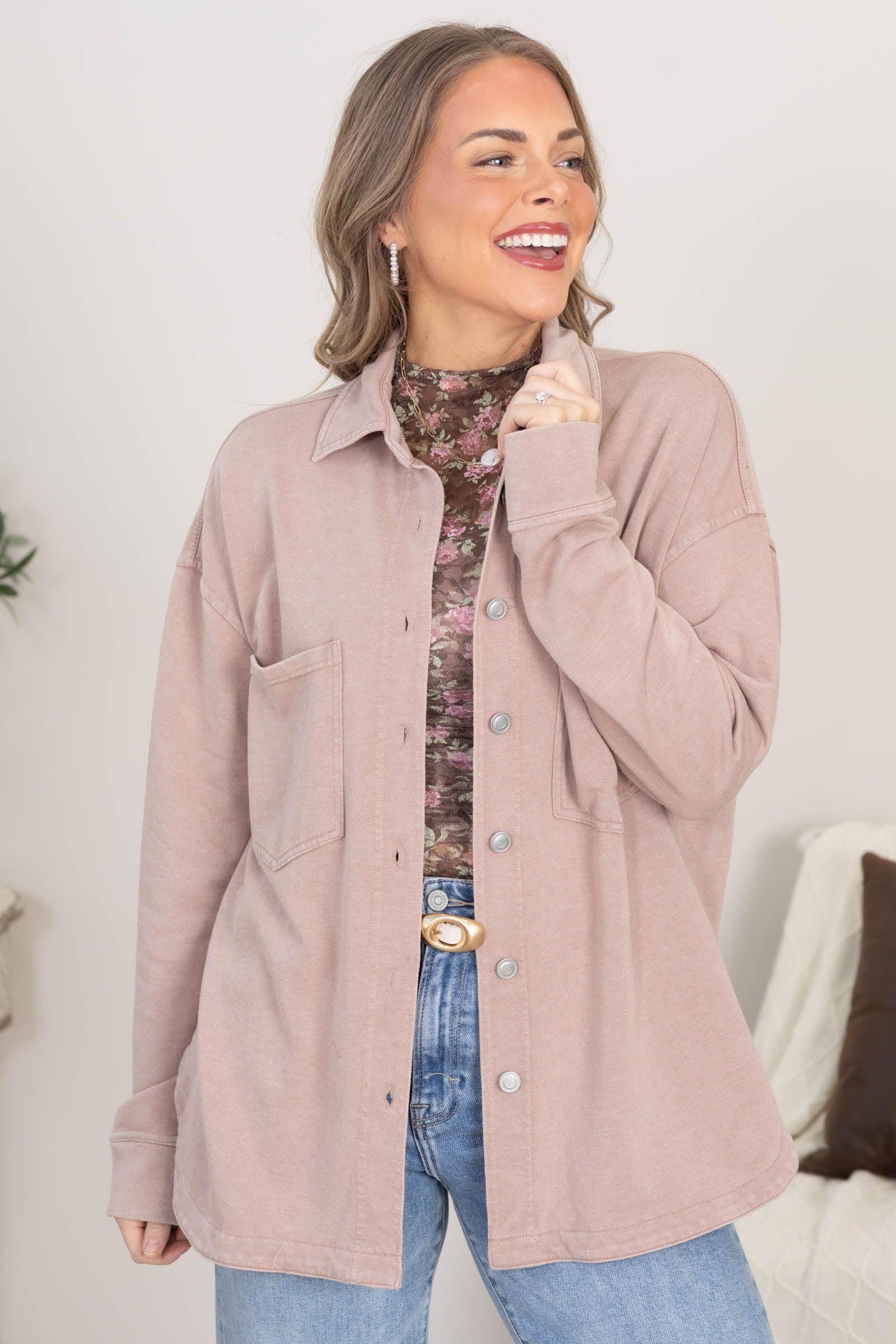 Layered and Loved Shacket by Filly Flair Product Image