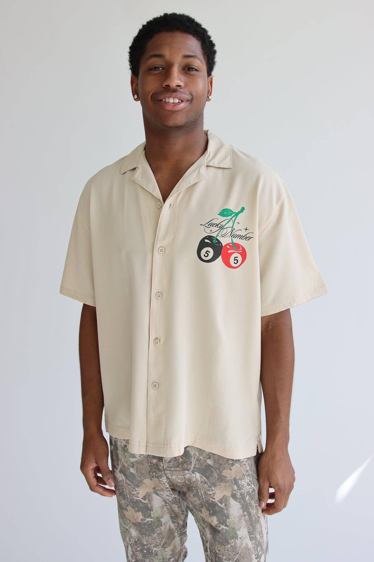 Printed Graphic Button Up Shirt Product Image