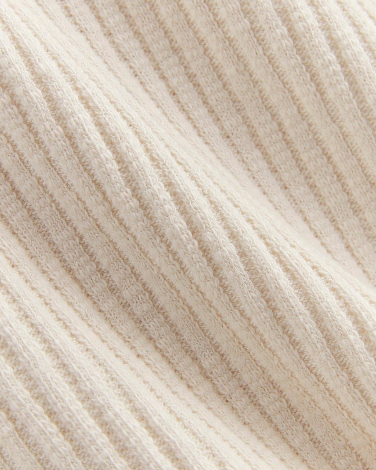 The Rib-Knit Short-Sleeve Henley Product Image