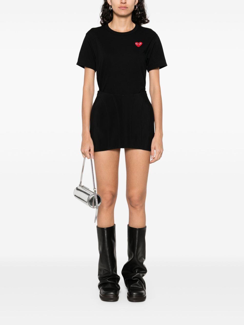 heart-print T-shirt Product Image