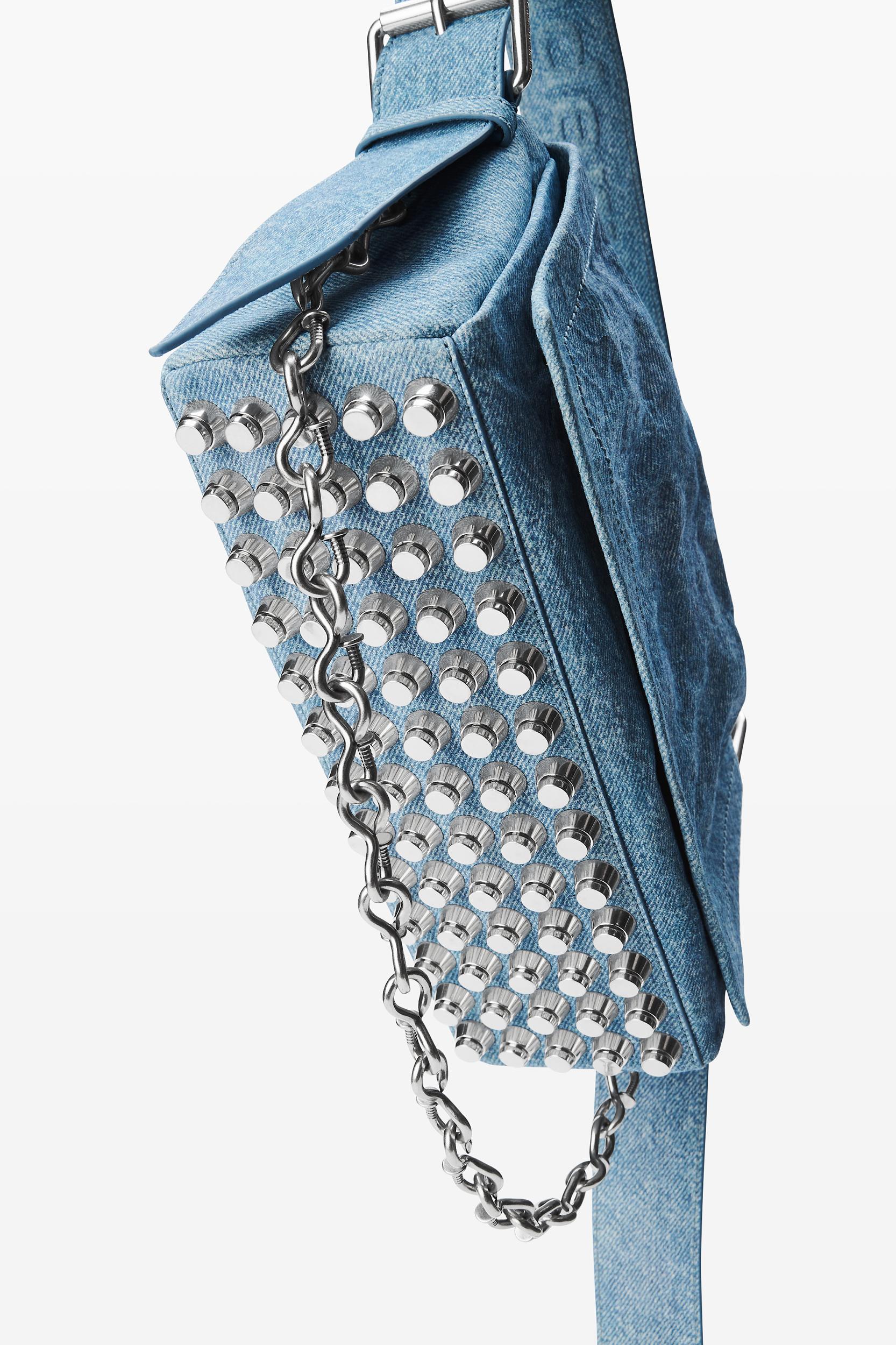 Ricco Crushed Flap Bag In Leather Medium Product Image