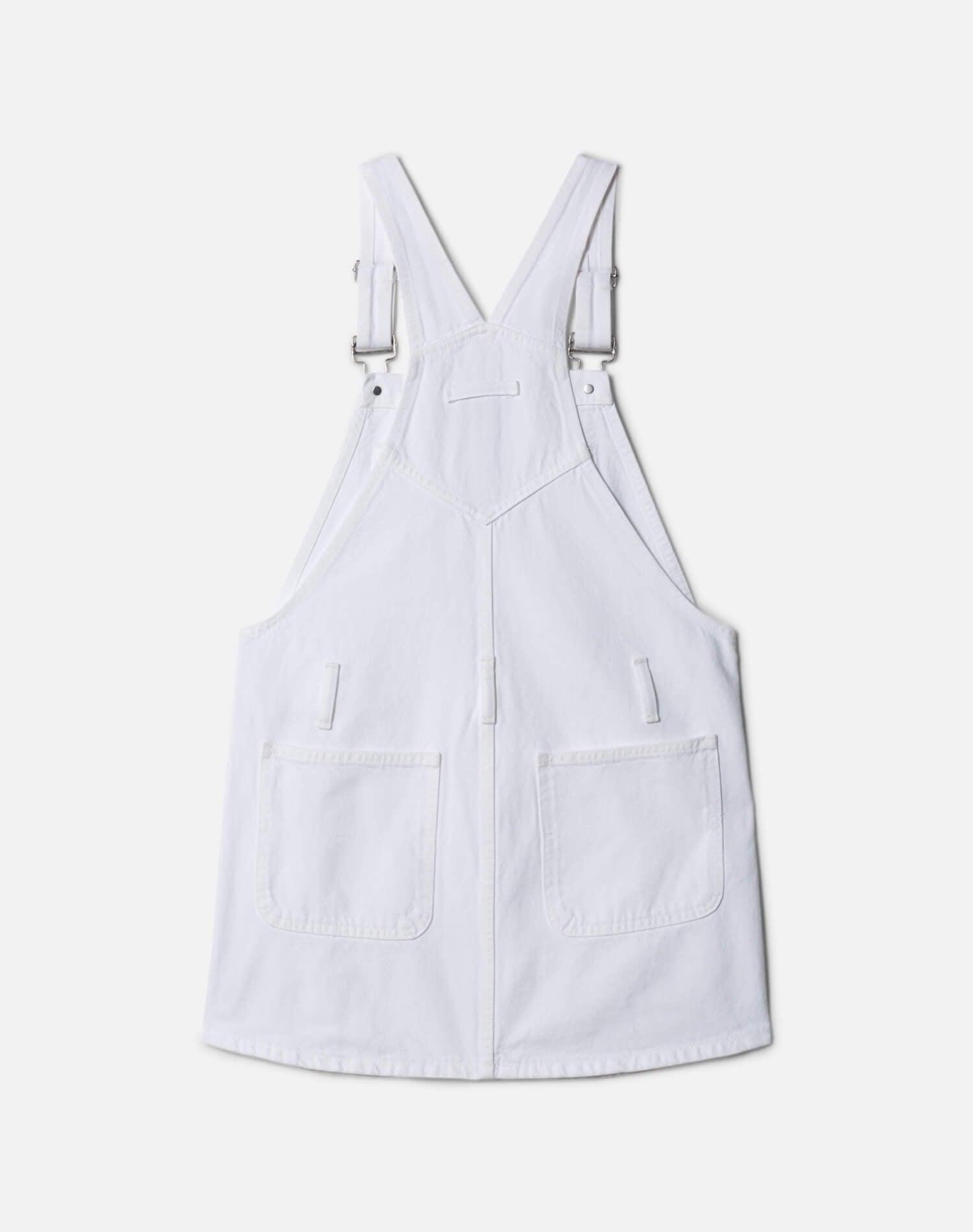 The Overall Dress - White Product Image
