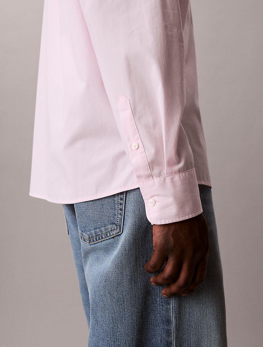 Washed Poplin Relaxed Button-Down Shirt Product Image