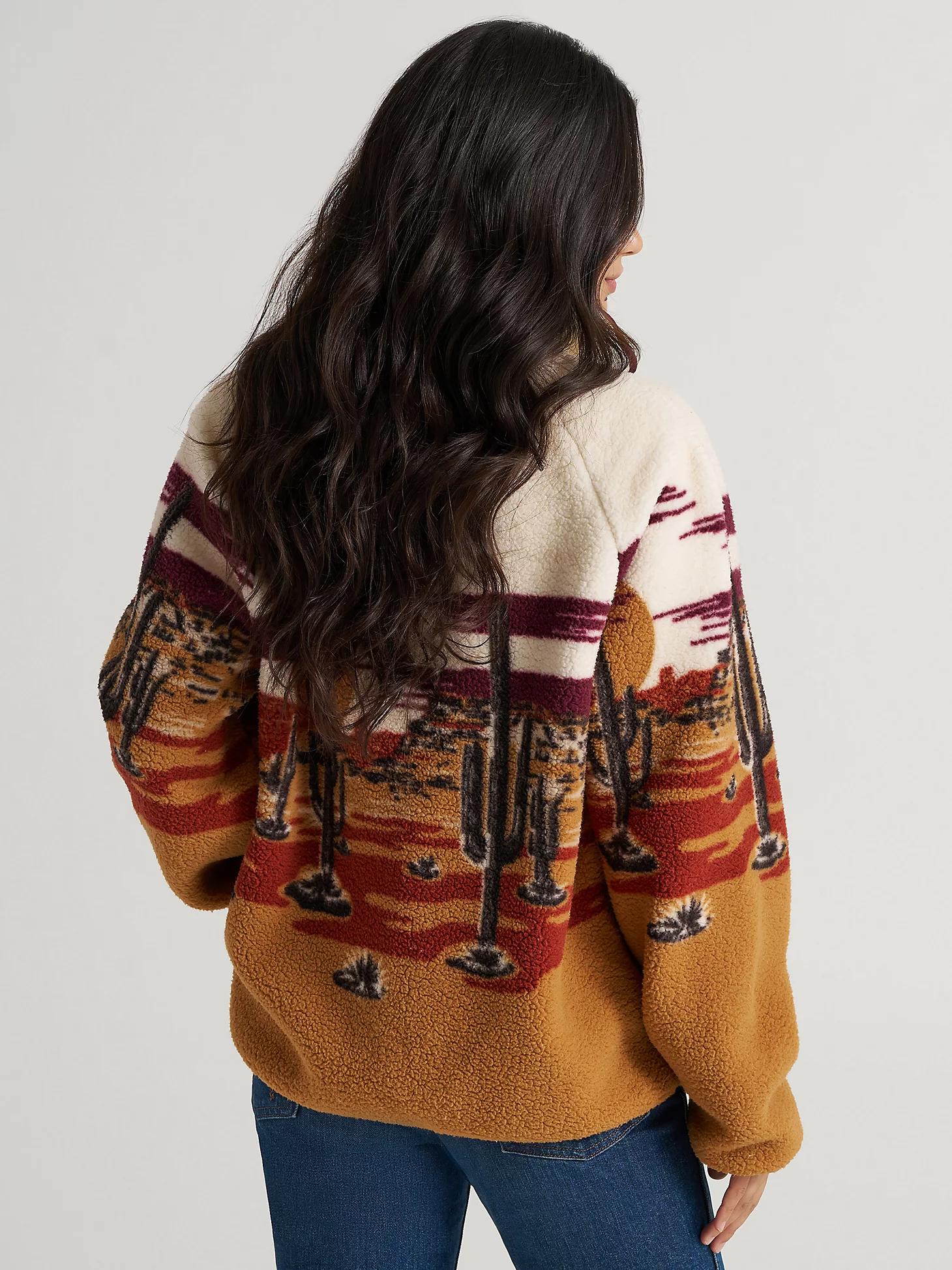 Women's Wrangler Retro® Half-Snap Sherpa Pullover | Women's JACKETS & OUTERWEAR | Wrangler® Product Image