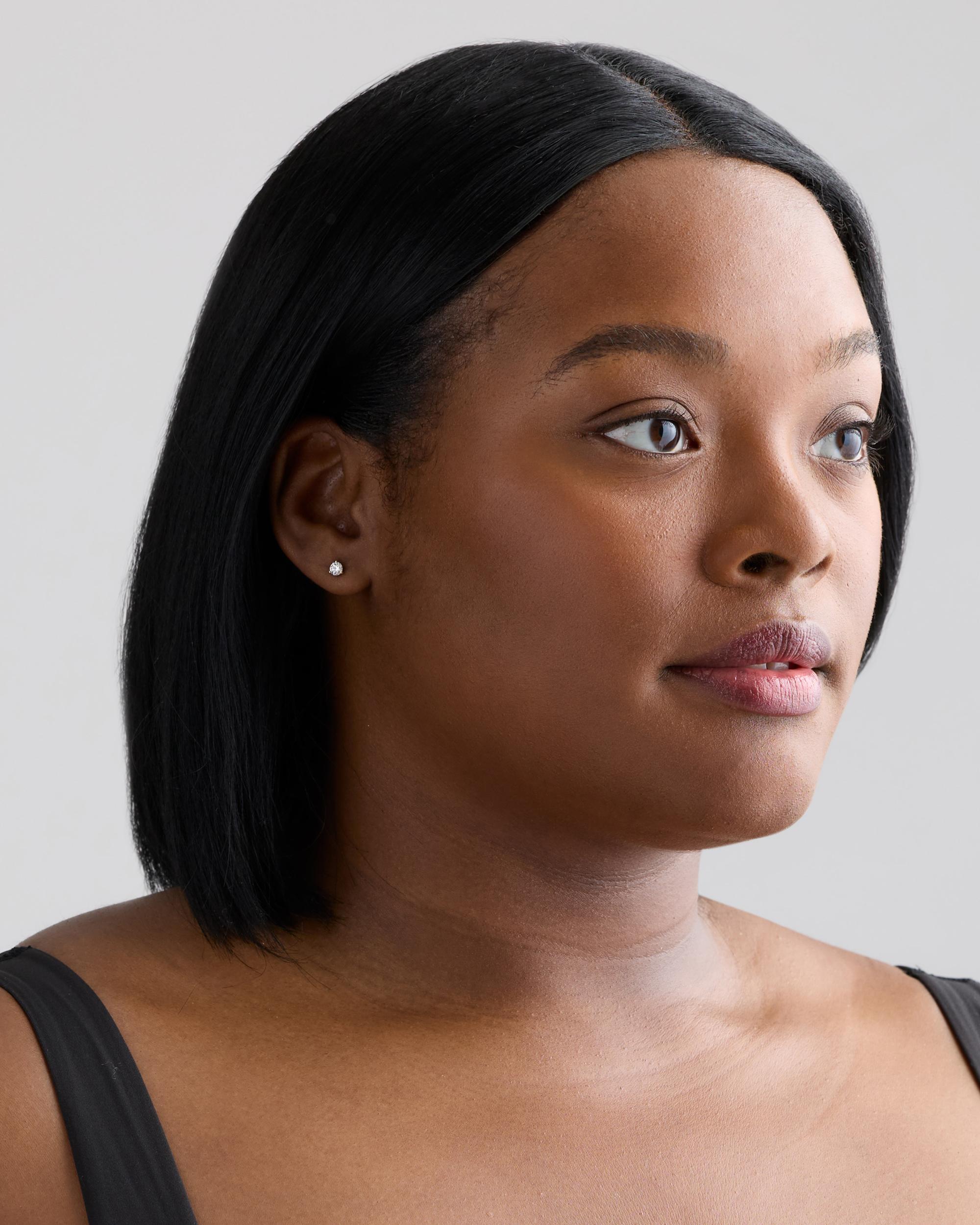 Quince | Women's 14K Gold Lab Grown Diamond Martini Studs Product Image