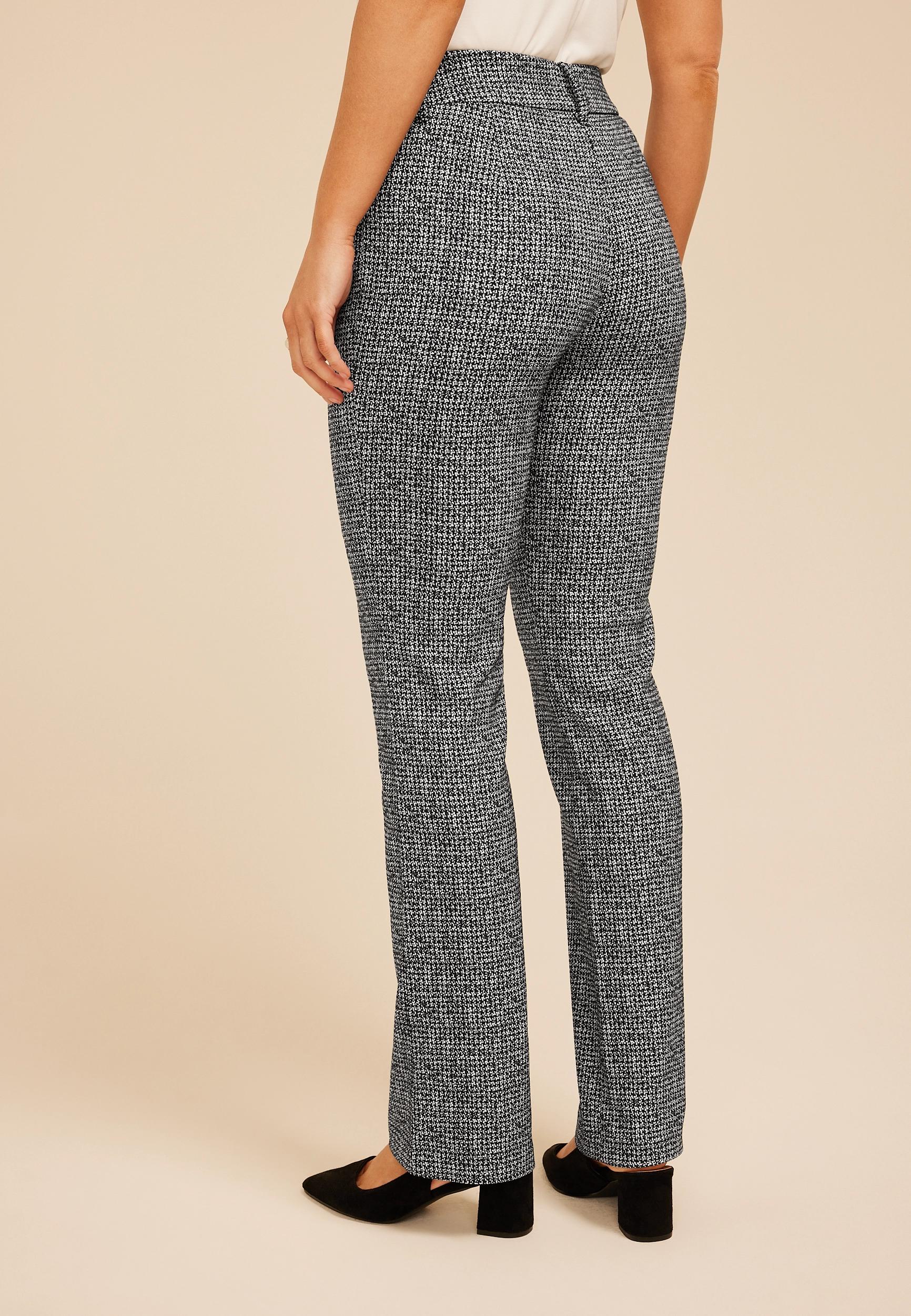 Bengaline Tweed Mid Rise Bootcut Pant Product Image