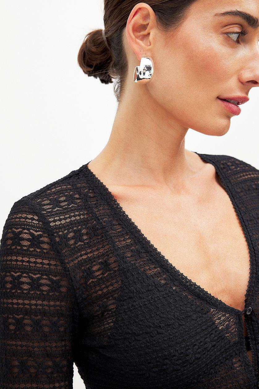 Long Sleeve Lace Top Product Image