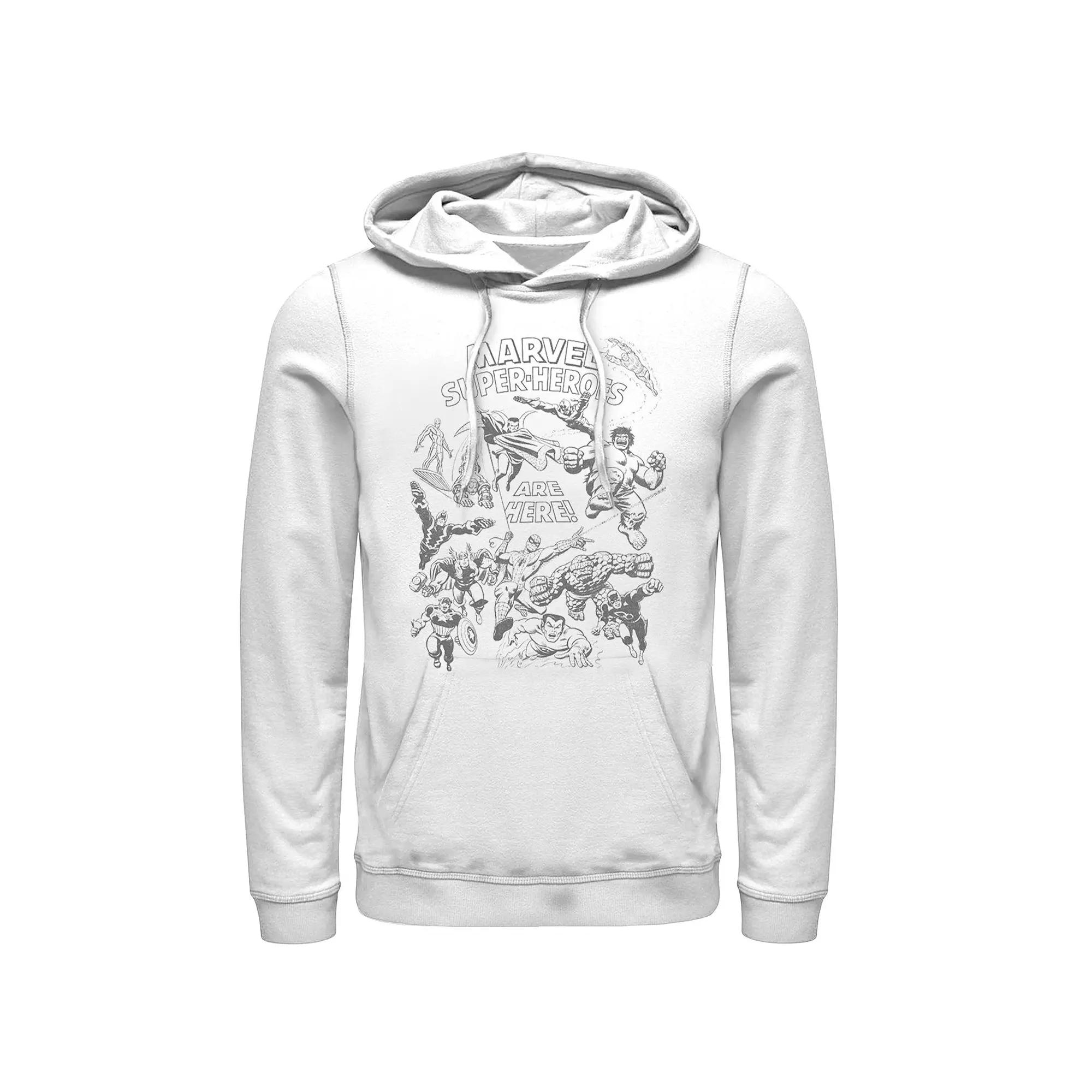 Men's Marvel Super-Heroes Are Here Hoodie,  Product Image
