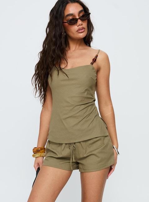 Summer Soiree Bead Detail Set Green Product Image