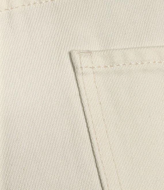 Gianni Bini x Nastia Liukin Anna Denim Straight Leg Feather Detail Jeans Product Image