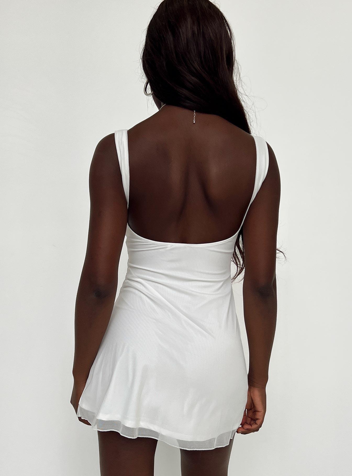 Zuba Mini Dress White Product Image