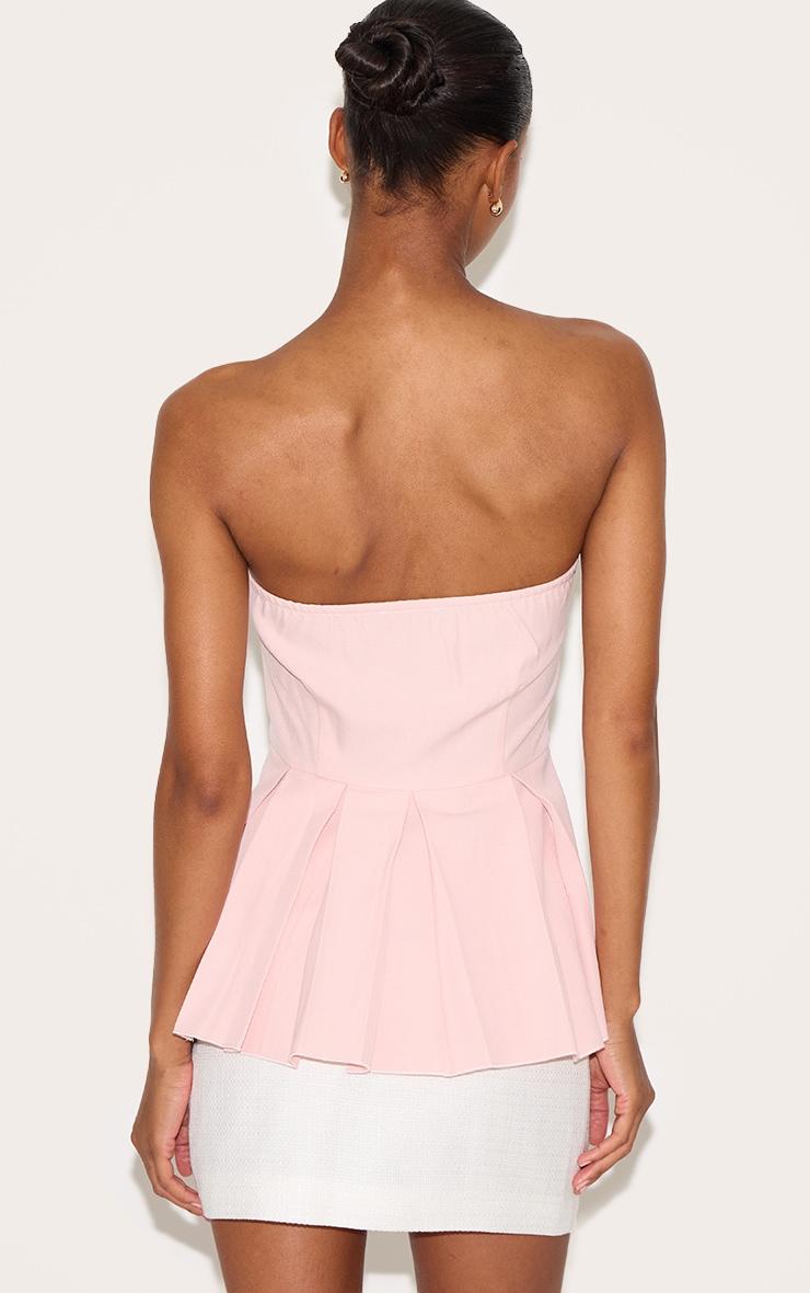 Pink Pleated Bandeau Product Image