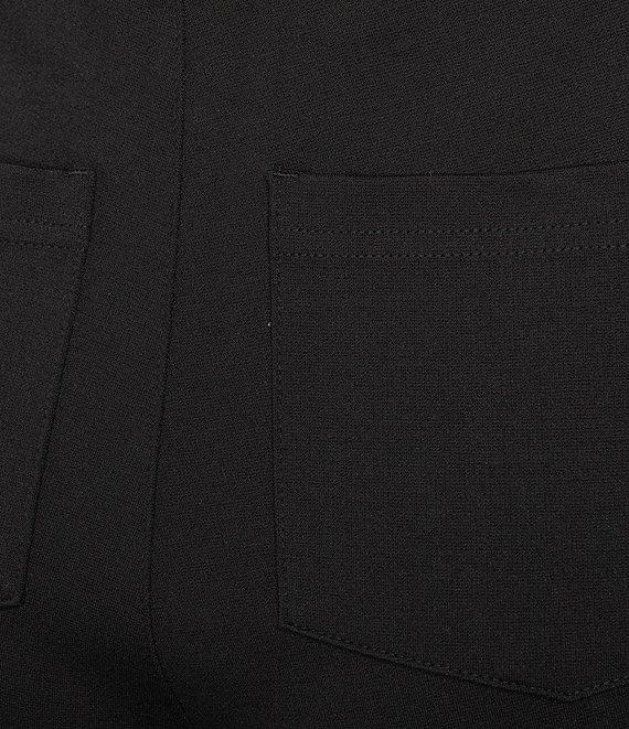 Intro Petite Size Bella Double Knit Straight Leg Pull-On Pants Product Image