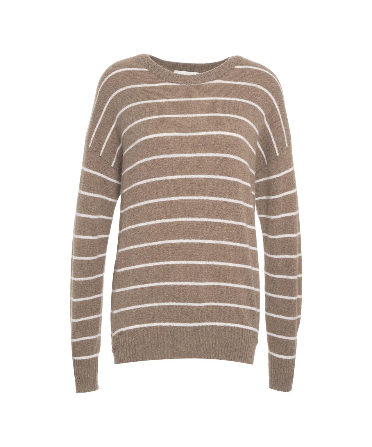 Striped knit sweater Product Image